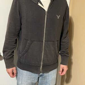 Men’s gray American Eagle hoodie.  Size medium